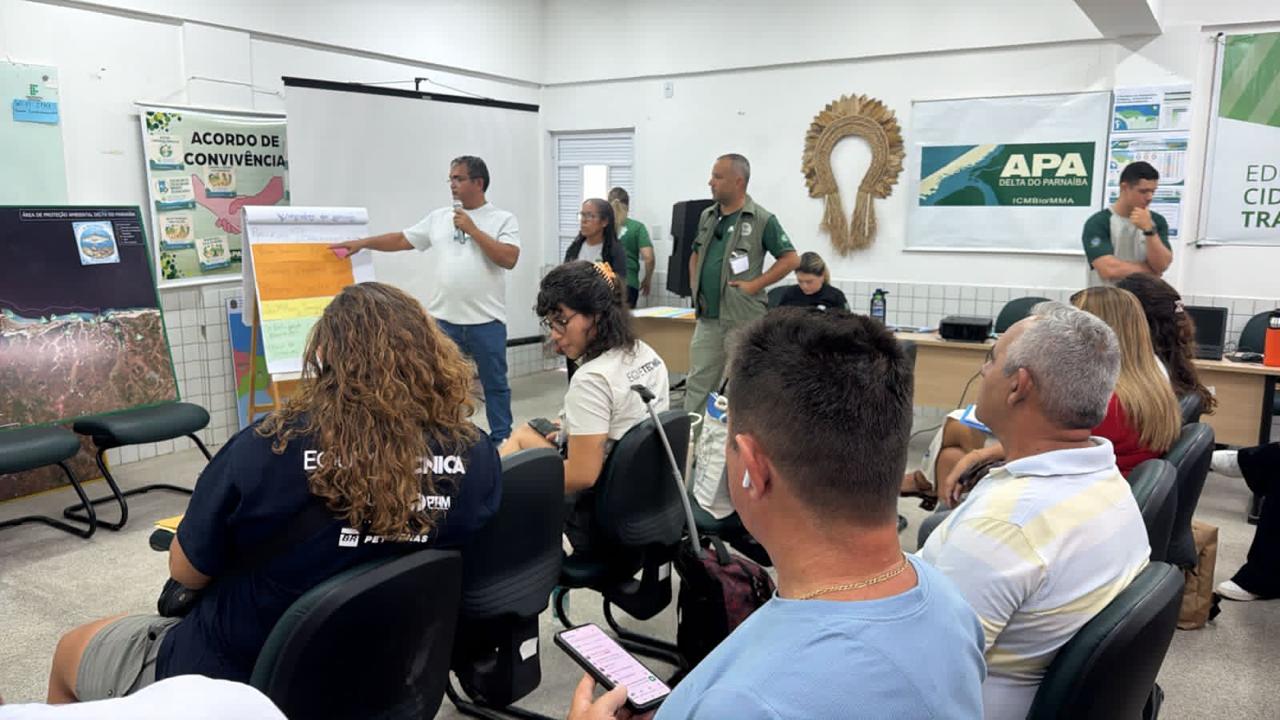 Tartarugas do Delta integra oficina histórica sobre o futurao da APA